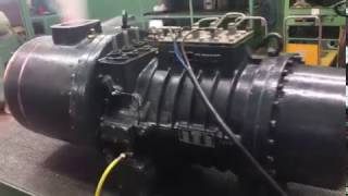 Refcomp SRCS413 Screw Compressor Test Kaydı [upl. by Choo]