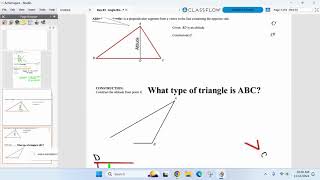 Honors Geometry BC Nov 15th  Unit 5 Day 2  Angle Bisectors amp Altitudes [upl. by Neelon]