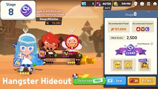 Hangster Hideout Stage 8 S Rank Guide 2500 Score 🐹  Cookie Run Tower of Adventures [upl. by Syramad]