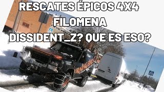 Rescates épicos 4x4 en la tormenta Filomena Presento mi Nuevo canal Dissident z [upl. by Stanzel]