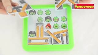 Логическая игра BONDIBON Smart Games  ANGRY BIRDS PLAYGROUND [upl. by Darell]