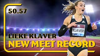 Lieke Klaver Breaks Meet Record  ORLEN Copernicus Cup 2024 [upl. by Ueihtam]