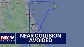 Allegiant flight nearly collides with private jet over Florida [upl. by Nillad566]