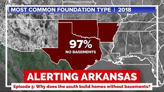 Why doesnt the south build basements  Alerting Arkansas [upl. by Eciuqram]