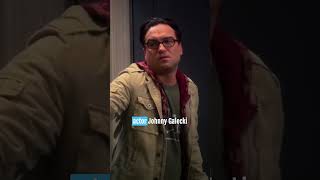 Johnny Galecki Had This Disgusting Habit On Set Of The Big Bang Theory shorts [upl. by Iadrahs613]