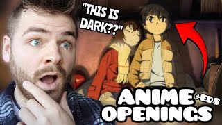 REACTING TO Erased x Wotakoi Love Is Hard for Otaku Openings amp Endings  ANIME REACTION [upl. by Eldwin]