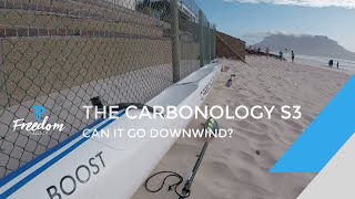 Taking the Carbonology S3 Boost on a crazy downwind  have to watch [upl. by Orrocos]