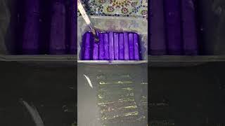 White Chalk chage into Perpal chalkasmr chalksounds satisfying relaxing [upl. by Ingrim]