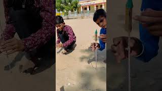 Diwali Rocket Challenge  crackers diwali viralvideo ytshorts shorts [upl. by Ariaes]