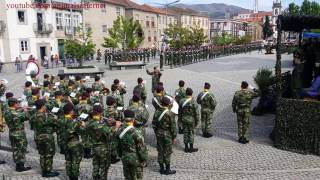 A Portuguesa Portuguese Anthem at RI13s Day Portuguese Army NATO Vila Real Portugal 2017 [upl. by Letram]