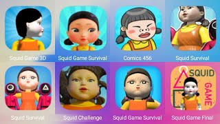 Squid Game 3D Squid Game Survival 3D Comics 456 Squid Survival Game Squid Survival Challenge [upl. by Glyn]