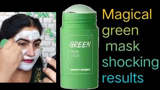 Does This Green Mask work  i am SHOCKED  Green mask stick  pls see full videogreenmaskstick [upl. by Hamann]