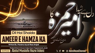 Dil Hai Shaida Ameer e Hamza Ka  Manqabat 2024  Abdul Mustafa Razvi Adoni [upl. by Langdon]