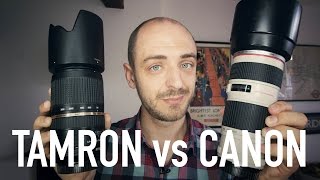 Tamron 70300mm VC vs Canon 70200mm f4L [upl. by Kutzenco]