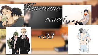 karasuno react to…  12  read desc  blossom [upl. by Blen]