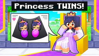 Im PREGNANT with TWIN PRINCESSES In Minecraft [upl. by Jaynell]