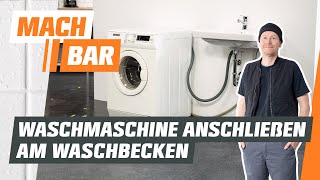 Waschmaschine anschließen  OBI [upl. by Kreindler]