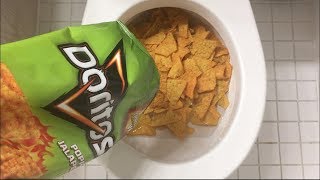 Will it Flush  Doritos Jalapeno [upl. by Llehsar133]