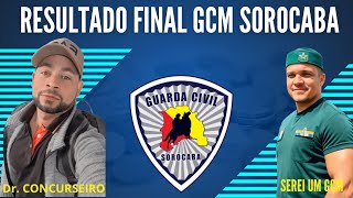 RESULTADO FINAL GCM SOROCABA [upl. by Alliber]