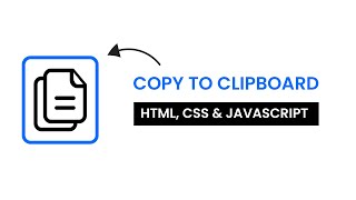 Copy To Clipboard  Javascript [upl. by Gierk]