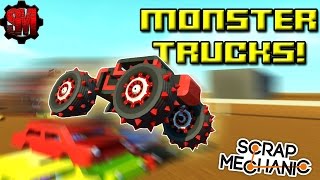 MONSTER TRUCK RACE  Scrap Mechanic Multiplayer Monday Ep32 [upl. by Onafets]