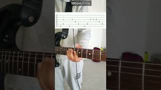 OVERRATED BLXST GUITAR LESSON TABS overrated blxst rapguitar howtoplayguitar guitarlesson [upl. by Eeldivad]