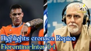 Highlights cronaca FiorentinaInter 01 di Francesco Repice in Serie A 2324 [upl. by Murat]