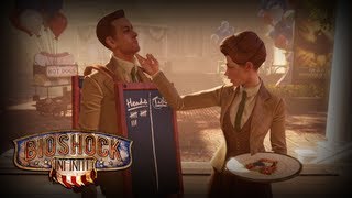 BioShock Infinite Rosalind Robert Lutece All Scenes and Dialogue Heads or Tails [upl. by Nerra]