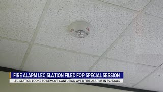 Fire alarm legislation filed for special session [upl. by Wescott]