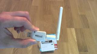 UNBOXING Wireless USB Adapter 8LeveL WUSB150A B G N [upl. by Qiratla161]