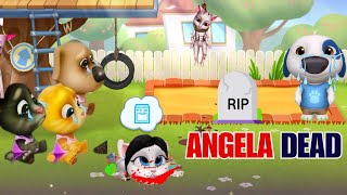 My Talking Tom Friends Angela RIP AMONG US [upl. by Ratcliff]