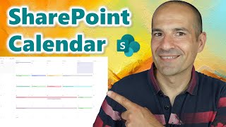 📆How to create a modern and colorful calendar view in SharePoint [upl. by Andree]