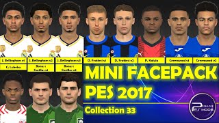 NEW FACES PES 2017 COLLECTION 33 Bellingham Frattesi Greenwood Kalulu Lukeba Bonus  Casillas [upl. by Mchail]