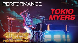 Tokio Myers Cool Musician Performs quotBloodstreamquot  Americas Got Talent The Champions [upl. by Aiekam]