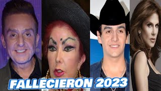 FAMOSOS que FALLECIERON este 2023 y NO sabías [upl. by Aisyat]