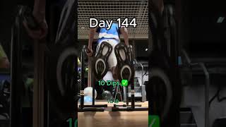 Day 144 Fitness Training selfimprovement consistency calisthenics gym fitness daily grind [upl. by Ajna]