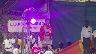 Talent show Kololo senior secondary school Appreciate MaureenNantume for the quality song [upl. by Einnok]