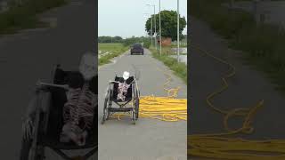 Rocket wheelchair trending bluebox viralvideo [upl. by Kylah]