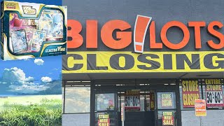 Big Lots Closing SaleLocal Store Only Lets See How We Do Pokémon TCG [upl. by Houlberg699]