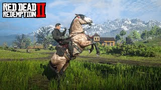 BUYING THE BUCKSKIN NORFOLK ROADSTER  RUNNING INTO A HACKER IN RED DEAD ONLINE [upl. by Felita888]