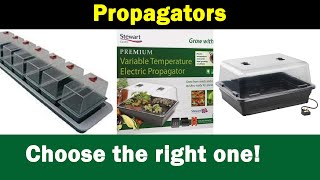 Propagator Choices  Which one suits your needs  Frost Protection  The Beast  Green Side Up [upl. by Ocsic]