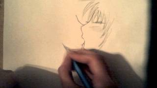 How to draw anime people kissing STEP BY STEP for beginners [upl. by Nabroc]