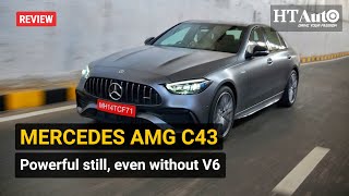 Mercedes AMG C43 Review Powerful still even without V6 [upl. by Keever]