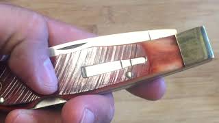 Knife Collecting Remington bullet Forester Pocket Knife Saw Cut Bone Handle EDC R1303 [upl. by Oryaj]