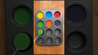 Creating 9 colors with three primary colors 🎨 drawing asmr art [upl. by Hannad]