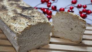 GLUTENFREE BREAD WITH OAT FLOUR AND POPPY SEEDS BEZGLUTENOWY CHLEB Z MĄKI OWSIANEJ Z MAKIEM [upl. by Purse702]