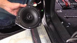 Toyota 4Runner How to install rear door speakers [upl. by Ashok]