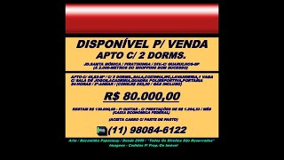 VENDE APTO C 2 DORMS  R 8000000  JDSANTA MÔNICA  PIRATININGA  DIVC GUARULHOSSP [upl. by Airehtfele100]