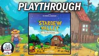 Stardew Valley The Board Game  2 Player Playthrough [upl. by Auqenwahs338]