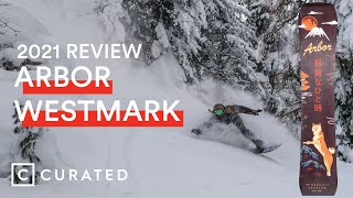 2021 Arbor Westmark Camber Snowboard Review  Curated [upl. by Jasisa]